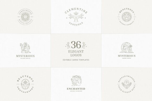 36 Elegant Logo Templates | Canva