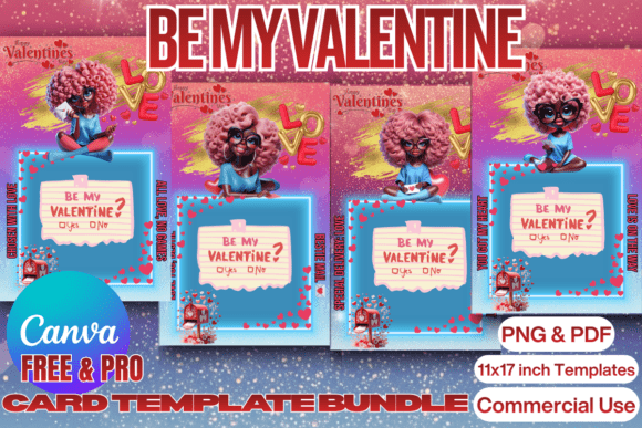 Be My Valentine Treat Card Templates for Effortless Gifting