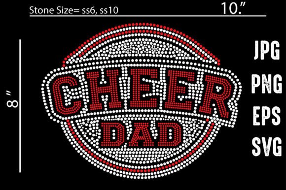 Celebrate the Sideline: Using Cheer Dad Rhinestone Templates