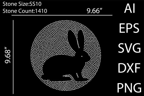 Crafting Sparkle: The Rabbit Rhinestone Templates Design