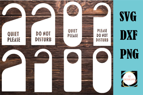Door Hanger Svg Templates: Your Go-To Cut File for Custom Crafts