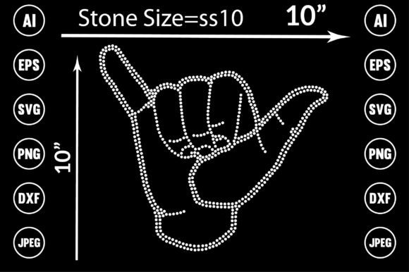 Hand Rhinestone Templates: A Rare Design for Sparkling Projects