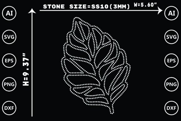 Leaves Rhinestone Templates: Fresh Design for Every Project