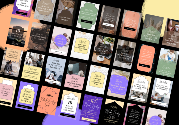 Level Up Your Pins with Vibrant Pinterest Templates