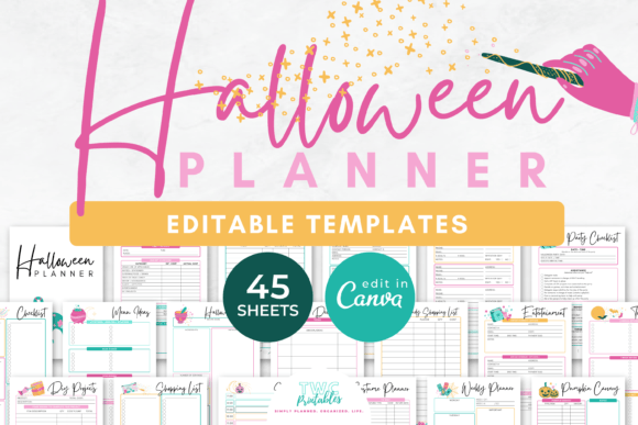 Master Halloween Prep: Your Ultimate Canva Planner Toolkit