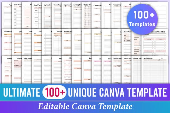 Master Your Design Workflow with 100+ Canva Templates