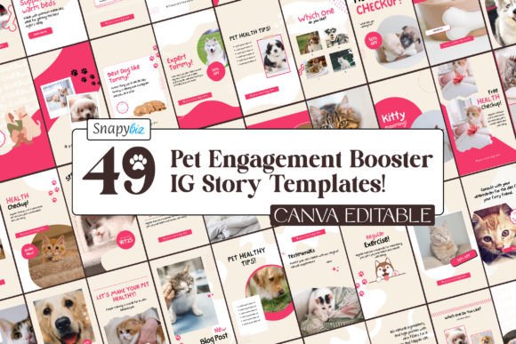 Pet Instagram Canva Story Templates: Capture Hearts