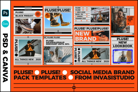 PLUSE! Social Media Templates: Modern Design for Your Brand
