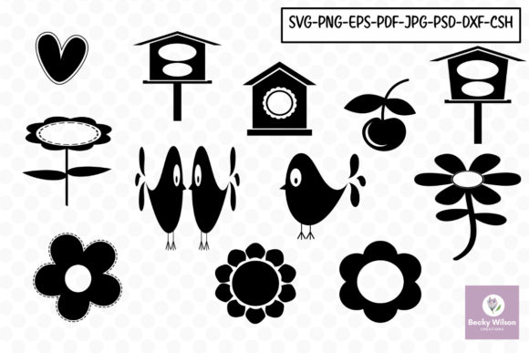 Spring Shapes and Templates: Fresh Design Assets