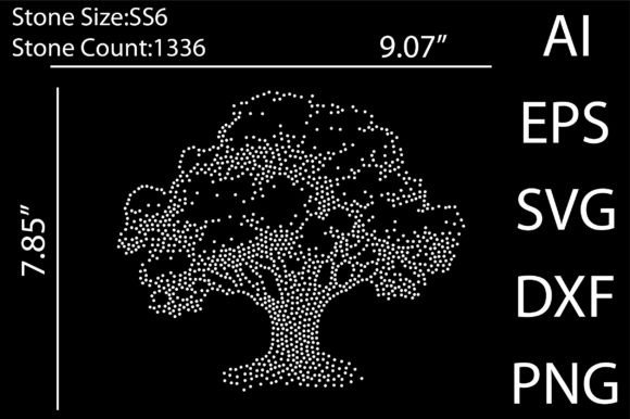 Tree Rhinestone Templates: A Sparkling Asset for Designers