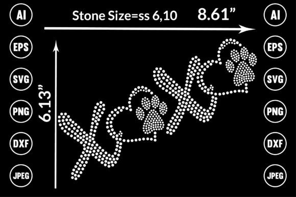 Unlocking Creative Potential with XOXO Rhinestone Templates Design